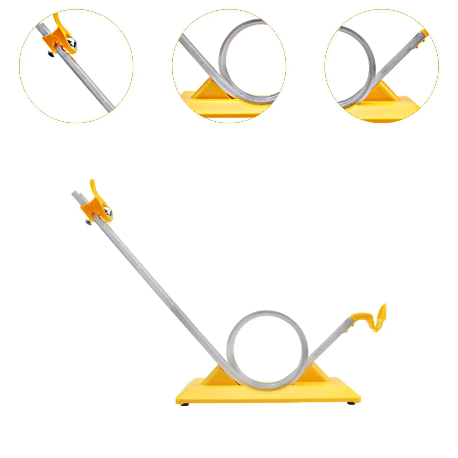 Modelo de montanha russa, experimento científico, estudantes, pequenas invenções, material de ensino, demonstração de força centrífuga escolar