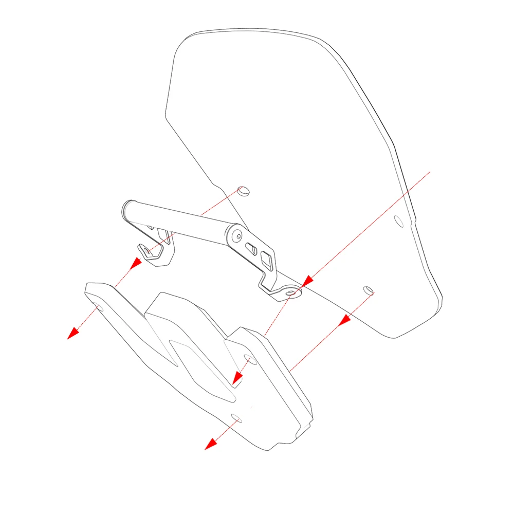

2022 2023 For SUZUKI DL650 Vstrom 650 XT 650XT V-strom Vstrom DL 650 Motorcycle Phone Holder Stand GPS Navigation Plate Bracket