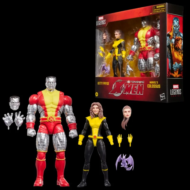【In Stock】Hasbro Marvel Legends X-Men Phantom Cat and Colossus Set Movable Robot Doll Model Toy Collection Gift view 6