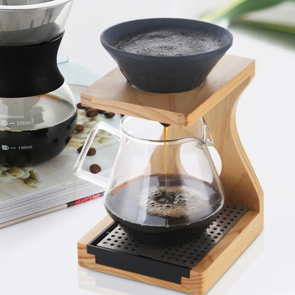 Unique Cone Shape Microporous Ceramic Coffee Filter Reusable Non-Porous Coffee Strainer Portable Coffee Drip Cup Tea Room