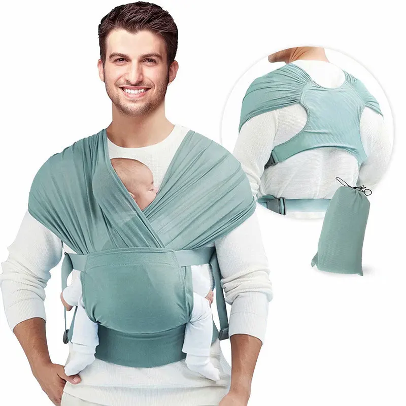 Baby Carrier Newborn to Toddler Hands-Free Infant Kangaroo Breastfeeding Bag Sling Wrap Ergonomic Nursing Cover 7-35 Lbs