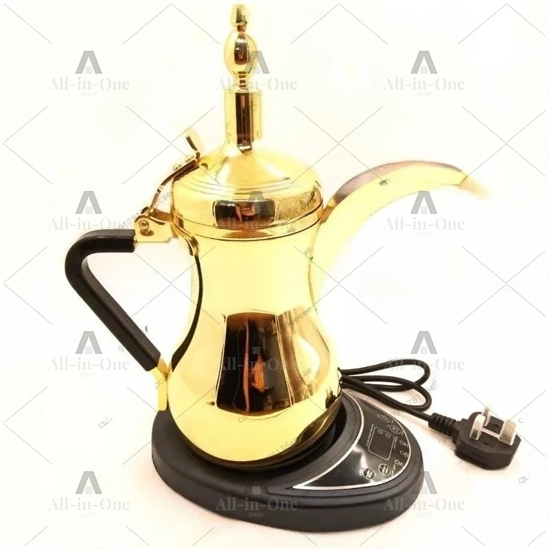 Stainless Steel Electric Coffee Pot Middle East Tea Kettle for Brewing Coffee and Tea Heating Pot