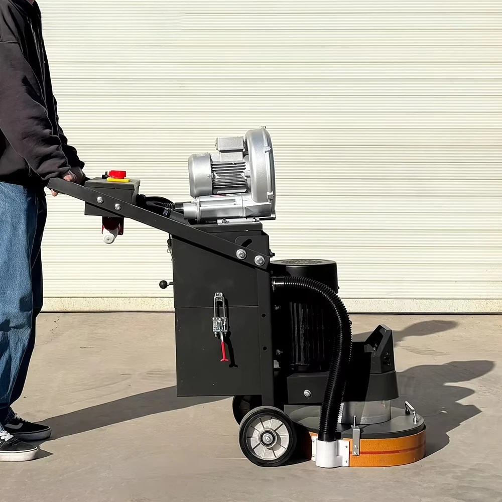 350mm 400mm Electric Concrete Grinder with External Fan Concrete Polishing Machine