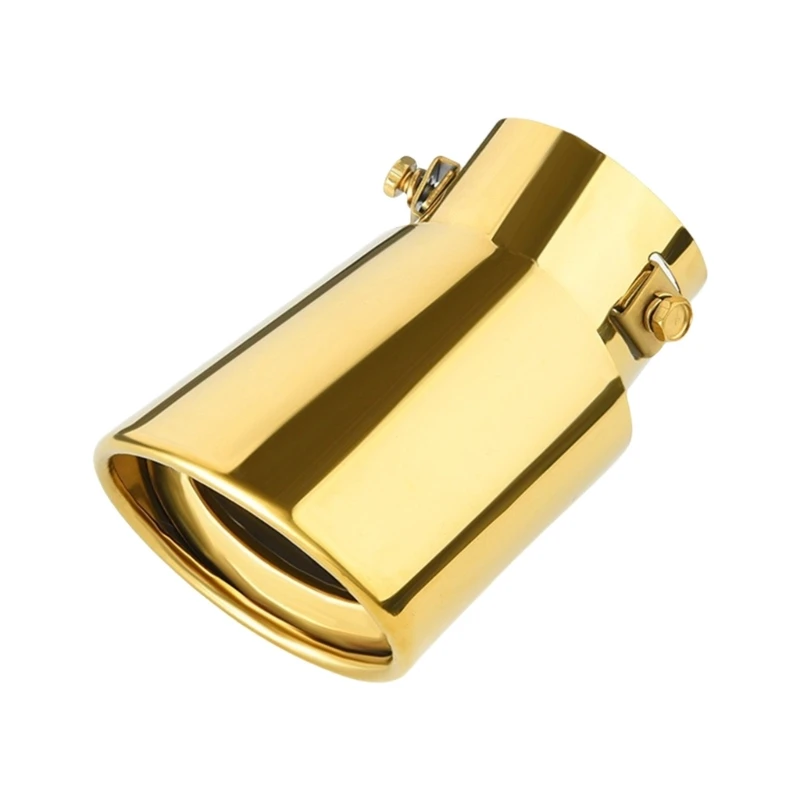 Stainless Steel Auto Exhaust Muffler Tip Chrome Finish Universal for Most Vehicle Models Improved Aesthetic and Function