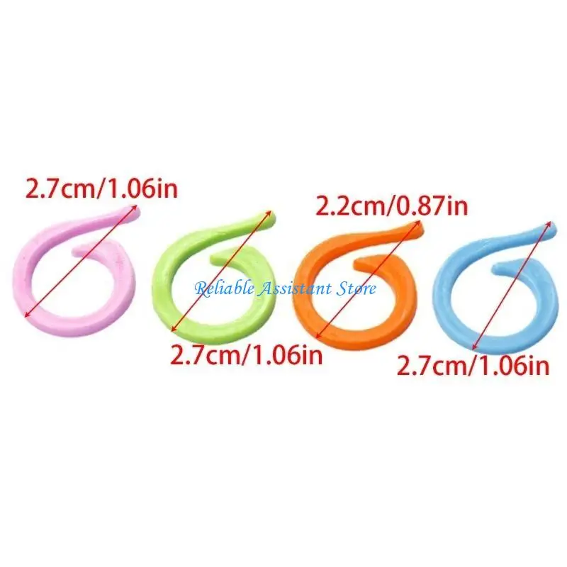 N58C 애호가 및 전문 뜨개질 크로 셰 뜨개질을위한 N58C 크로 셰 뜨개질 잠금 마커