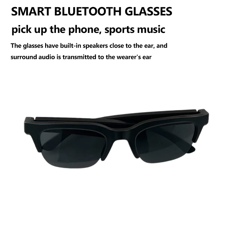 Smart wireless Bluetooth sunglasses、UV resistant lenses、comfortable to wear for answering calls and playing music