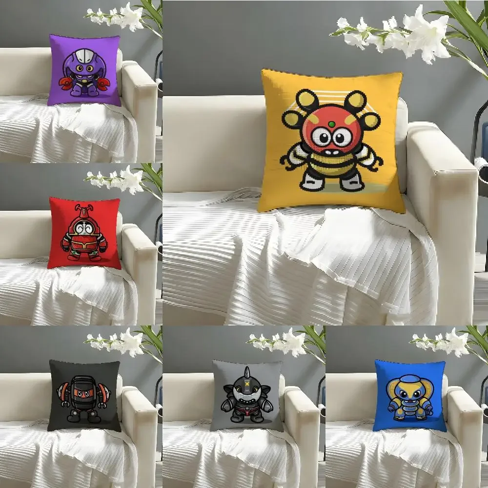 Classic Anime BB-Robo Kabutack Pillow Case linen pillow case sofa home decor cushion cover cushion cove view 4