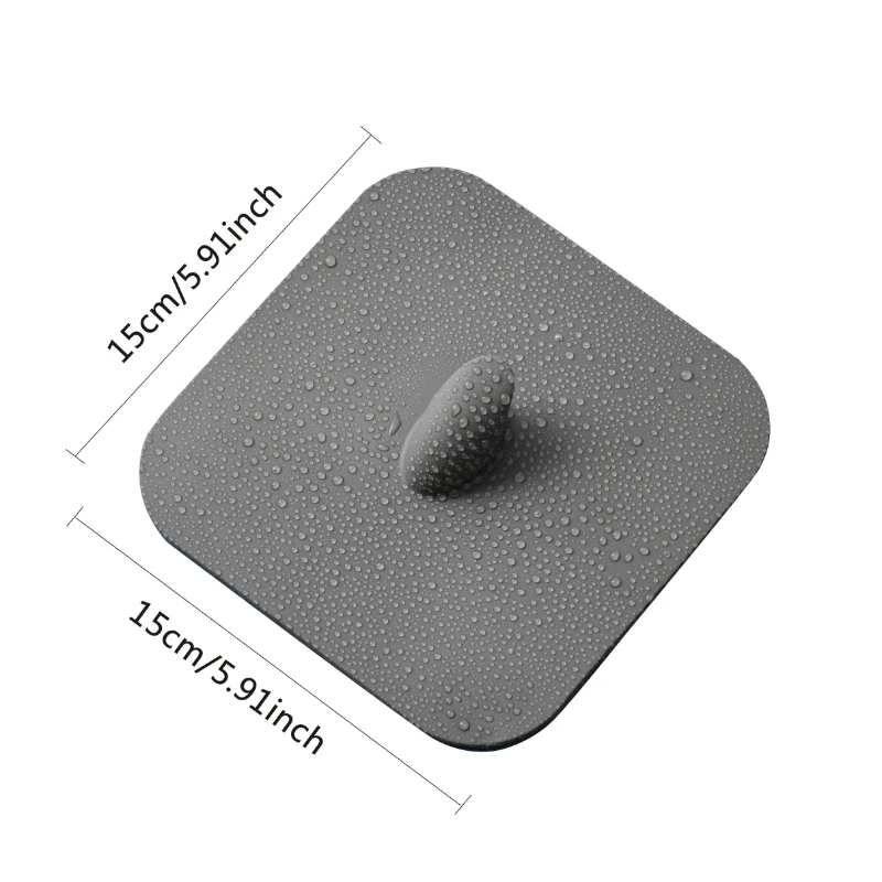 1pc Fits Shower Stalls Bathtubs and Sinks Slip-resistant Design Strong Suction Odor-proof Insect-proof