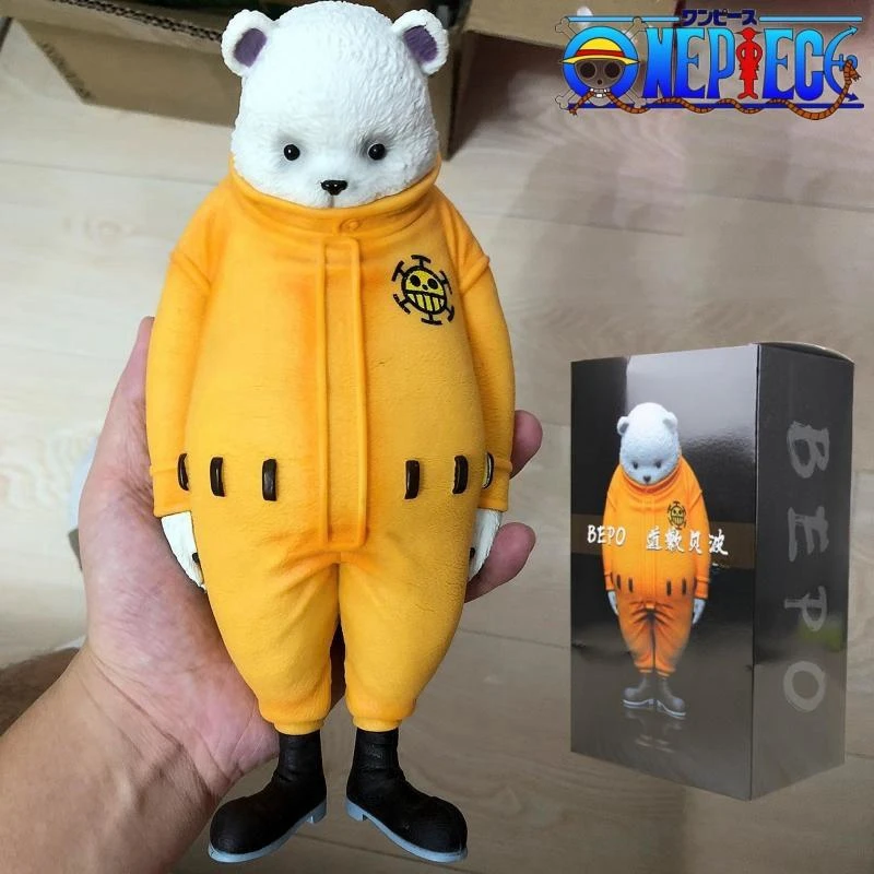 

24.5cm Anime One Piece Bepo Figure Kawaii Silent Decadent Bear Manga Statue Pvc Action Figurine Collectible Model Toy Gift