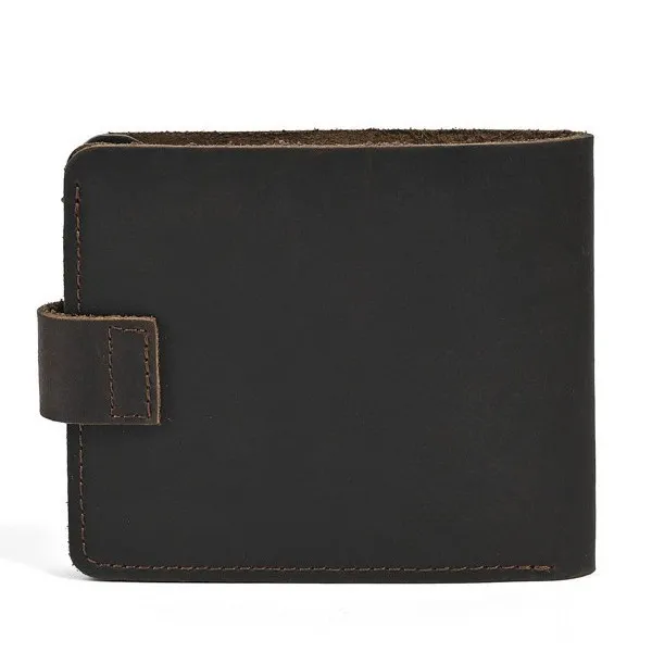 LD-Q012 Leather Short Men's Wallet, Fashionable Coin Change, Multifunctional Card Bag, Retro Top Layer Cowhide Wallet