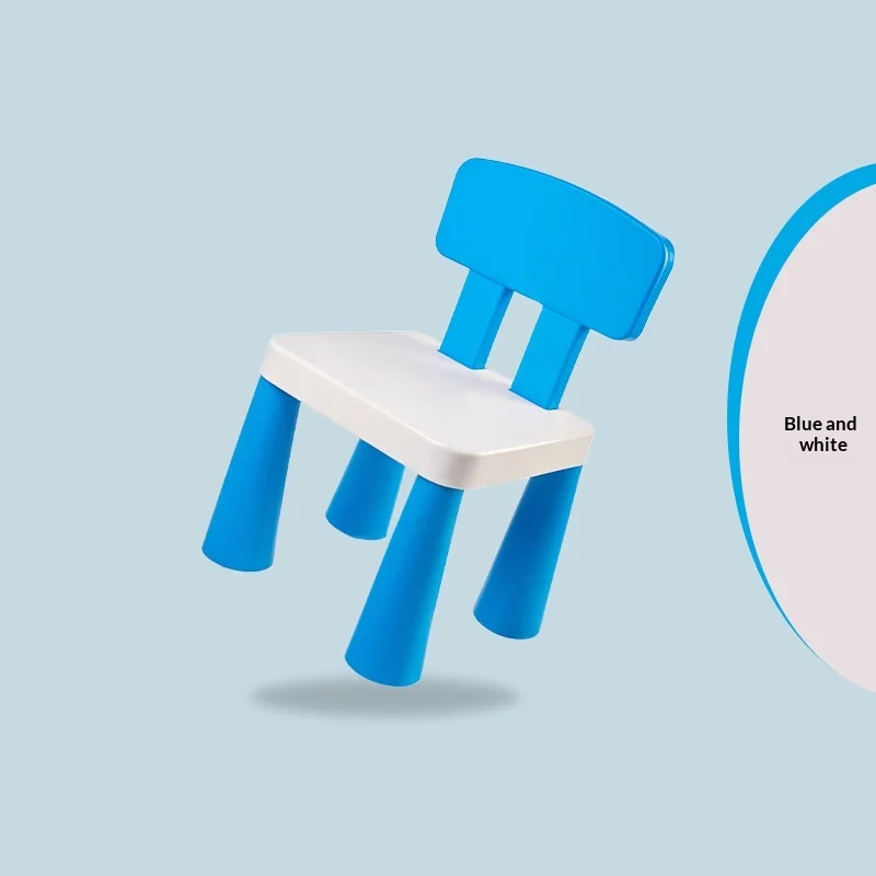 كرسي أطفال بلاستيكي، مقعد أطفال، كرسي طعام للأطفال الصغار، مسند ظهر للأطفال، غير قابل للانزلاق، خفيف الوزن، أثاث الفصول الدراسية لمرحلة ما قبل المدرسة #6