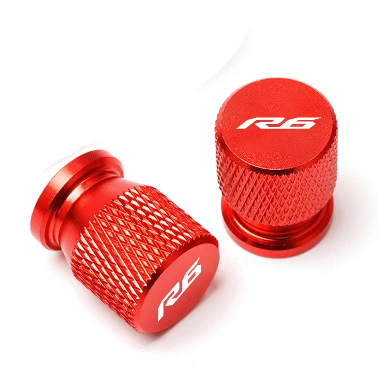 Tire Valve Caps Tyre Stem Covers Airdust Waterproof For Yamaha R6 YZF-R6 YZF R6S YZFR6 Motorcycle Accessories