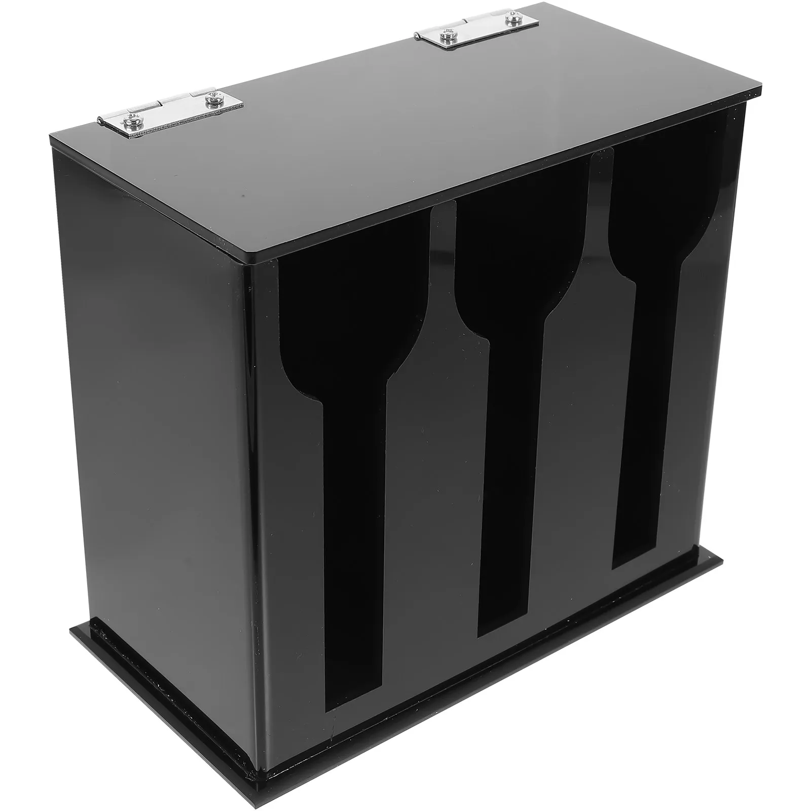 

Подставка для ложек с боковым отверстием, акриловая подставка для столовых приборов для дома и ресторана, без сверления, органайзер для кухонных принадлежностей