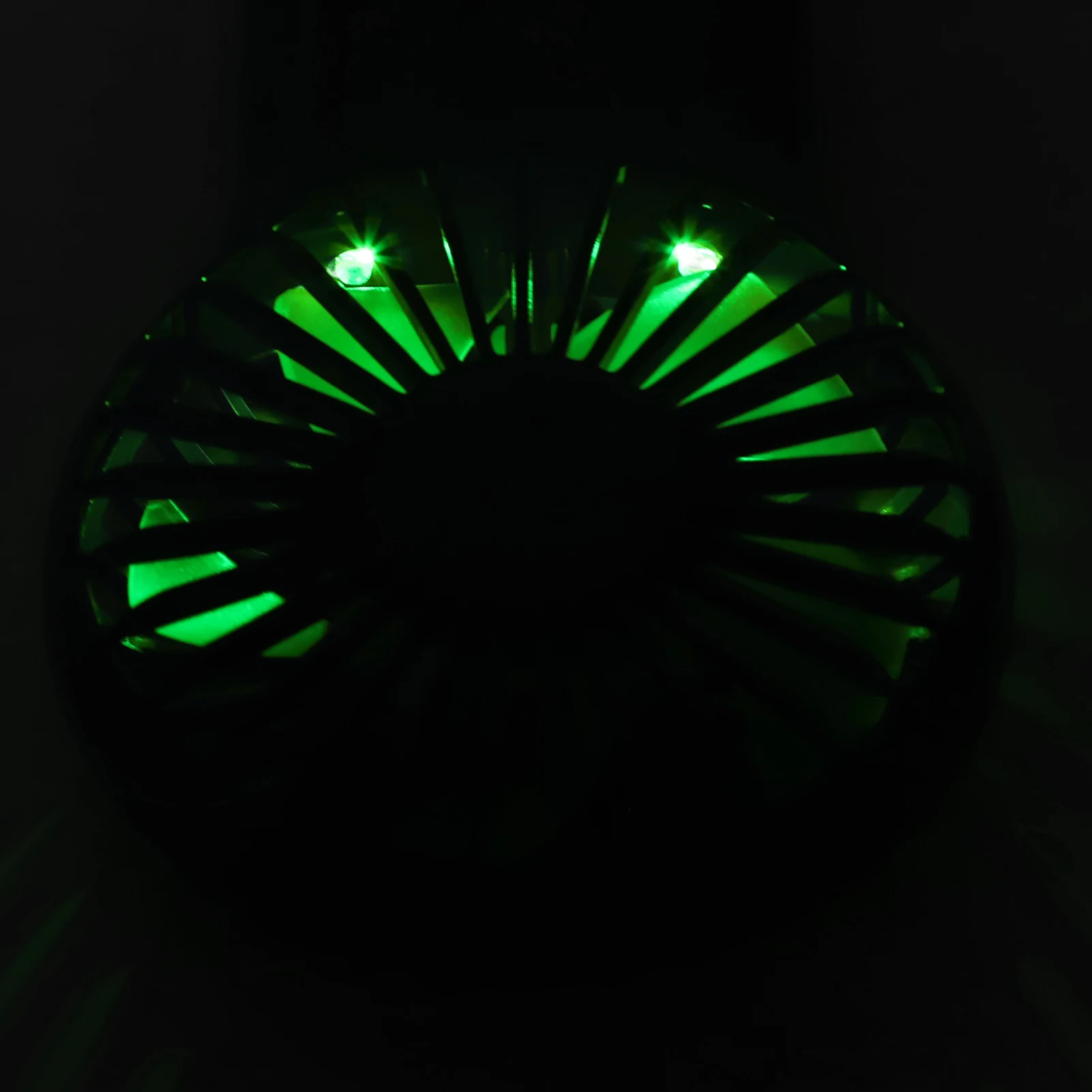New Hanging Hook Handheld Fan RGB Light USB Charging Mini Fan One Button Control 3 Speed Adjustable Personal Fan Travel Use