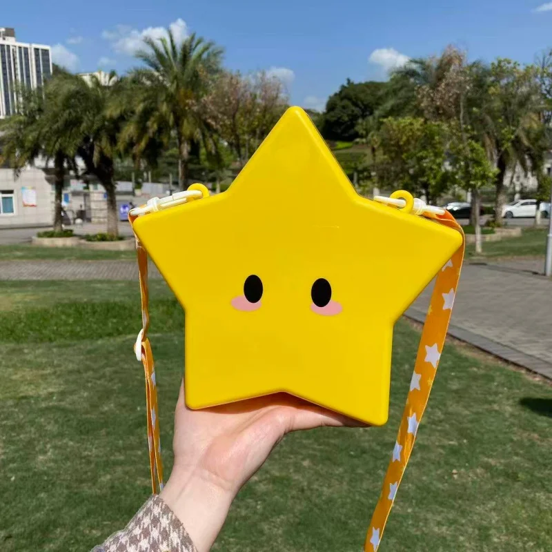 

In Stock New Genuine Game Periphery Mario Glowing Star Carrying Crossbody Bucket Luminous Popcorn Bucket Toy Souvenir Birthday