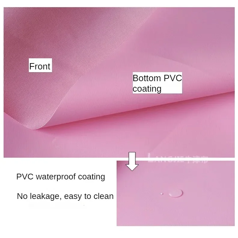 300D crittografa il tessuto impermeabile Oxford Plain By The Meter per borse tende panno per cucire fai da te rivestimento in PVC spessore liscio