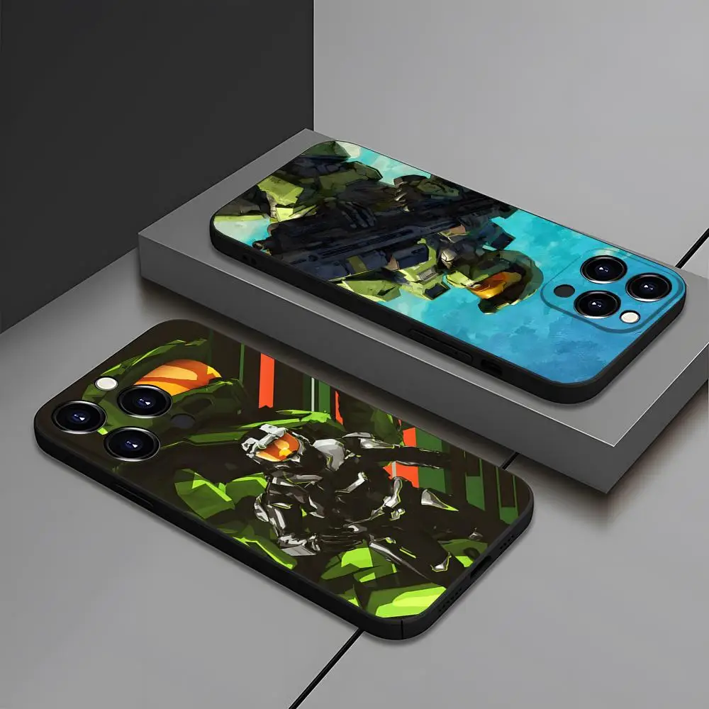 Чехол для телефона MINISO-H-Halo UNSC для iPhone 17 15 16 13 Pro Max 14 12 11 Xr Mini X 8 7 6 Plus, роскошная задняя крышка 2025 г.