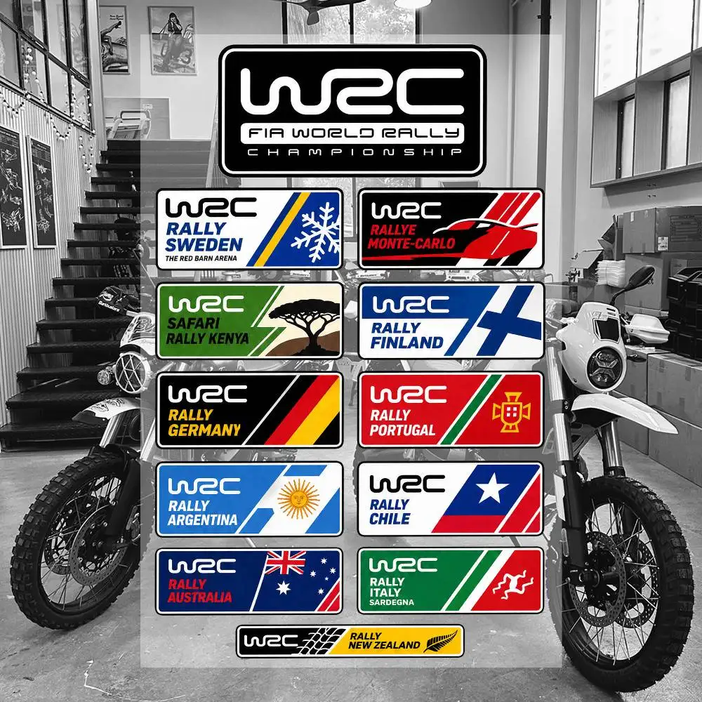 W-RC Aesthetic Graffiti Waterproof PVC Stickers for Car Motorcycle Skateboard Helmet Notebook