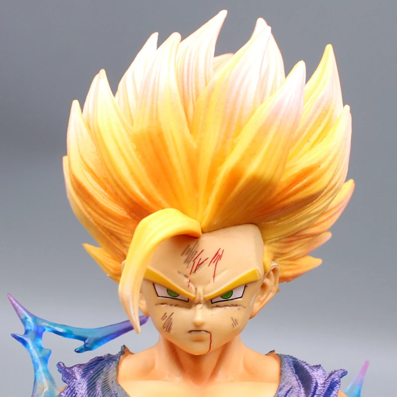 Figurine d'anime Dragon Ball Z Son Gohan Saisuperb, statue en PVC, collection de beurre, décoration de chambre, modèle de jouet, cadeaux, 2 figurines d'action, 26cm