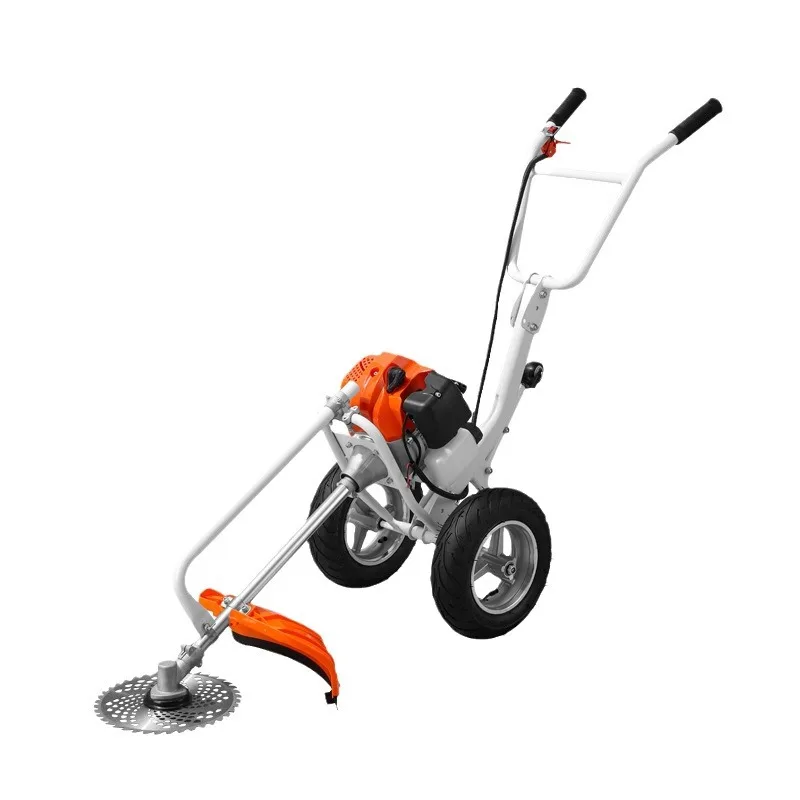 

Industrial Grade 4-Stroke 173cc Engine Multi-Functional Push Wheel Type DIY Lawn Mower for Garden Mowing