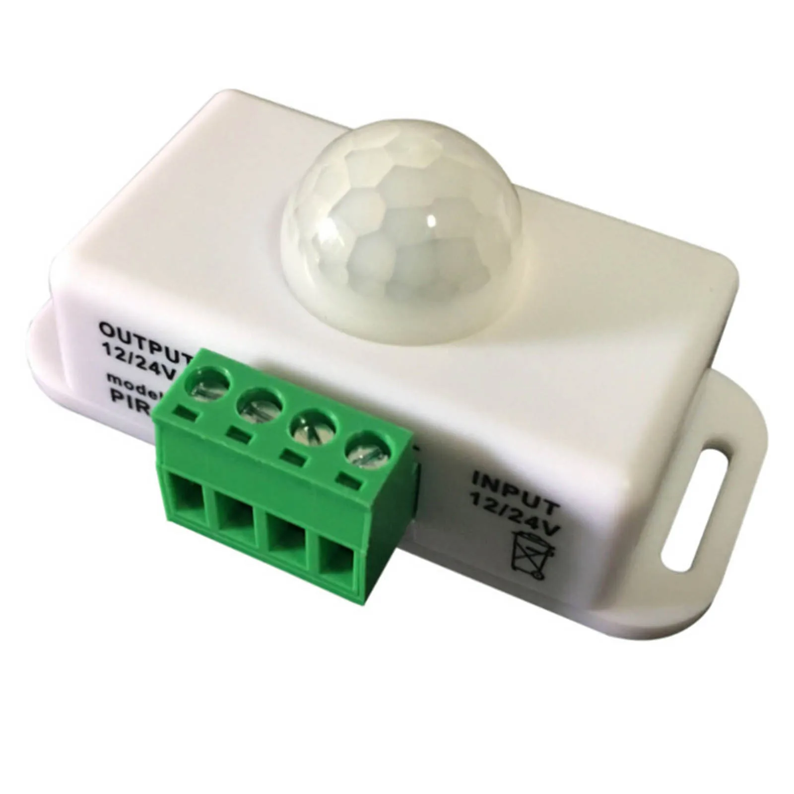 For Corridors LED Motion Sensor Switch Body Infrared Switch Delay Time 1-10 Min Induction Range 8m For Security Zone