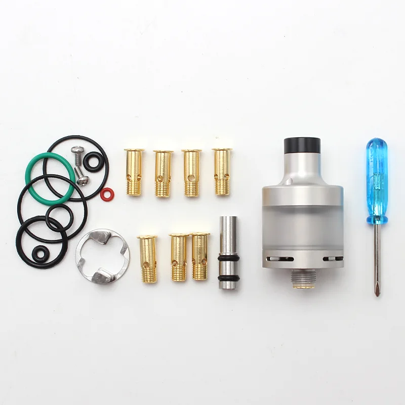 سيجارة إلكترونية كاباردينا هيئة الطرق والمواصلات بواسطة الذهبي اليونانية Vape 2 مللي 22 مللي متر SS316 خزان قابل لإعادة البناء VS هاكو ريفييرا SXK Style