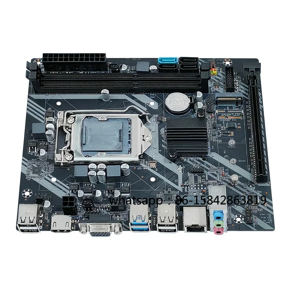 New B75 Desktop Computer Main Board with M.2 Interface LGA-1155 Pin DDR3 Memory Support 2/3 Generation CPU