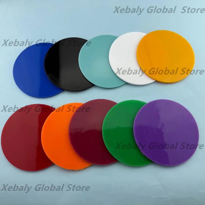 10Pcs/Box D125/120mm Dental Vacuum Thermoforming Sheet color Plastic Mouth Guard Sport Colorful Aligner Sheet soft acetates 4mm