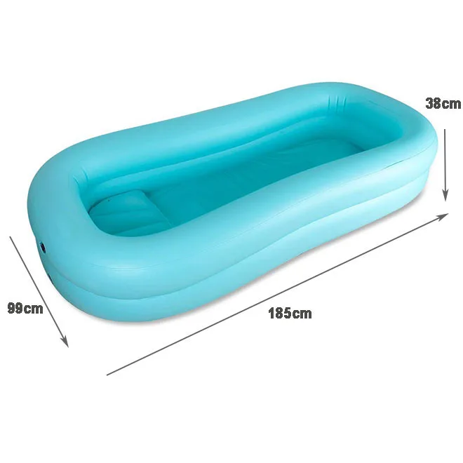 inflatable adult wash bed float mat bathing pool bathtub tanning pool