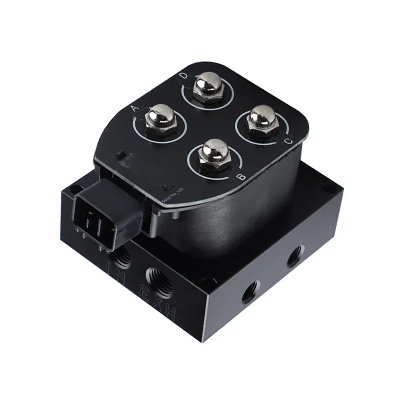 

Universal 12V Car Accessories Solenoid Valve Air Ride Suspension Manifold With Remote Controller