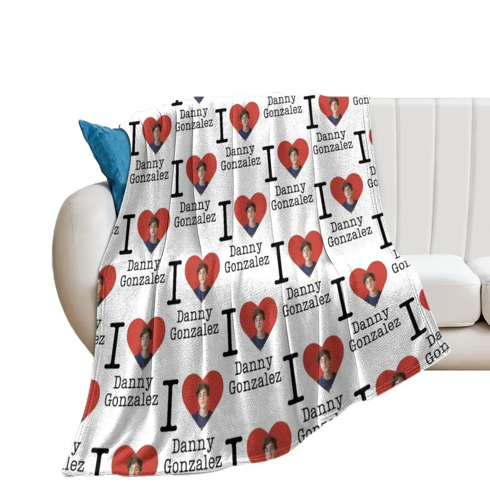 

I love Danny Gonzalez Throw Blanket Beach decorative Sofa Quilt Blankets