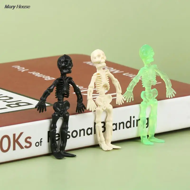 ホット 5 個スカル人形 PVC スケルトンゾンビおもちゃハロウィンホラーテーマパーティー装飾おもちゃ