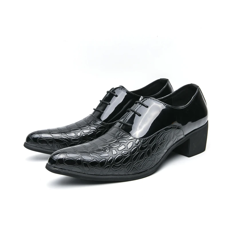 

Туфли мужские деловые, лакированная кожа, заостренный носок, повседневные, для свадьбы/Вечеринки