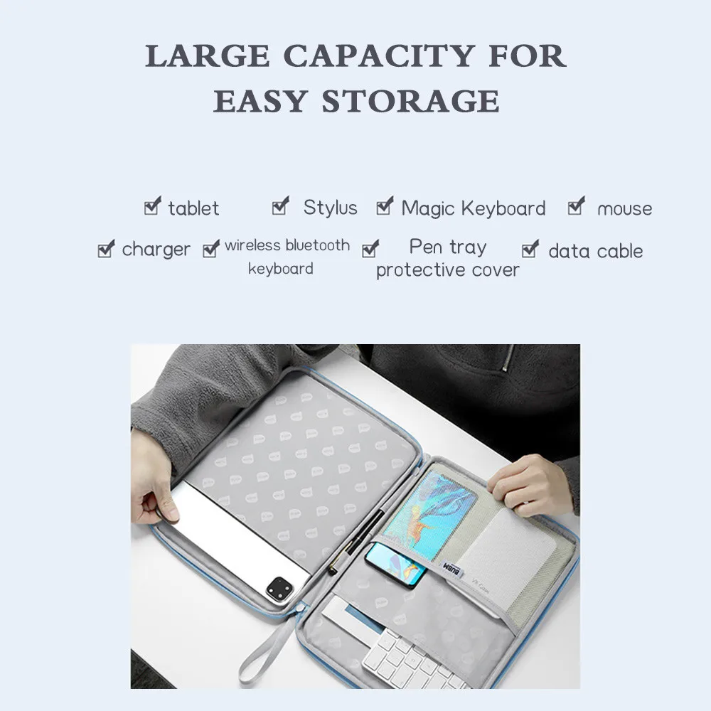 Funda para tableta Teclast P50 2025 T50HD/T50MAX/T50Plus P50AI P50/P50S T40S, bolsa de almacenamiento de 10,4 pulgadas, bolsas de PU a prueba de golpes