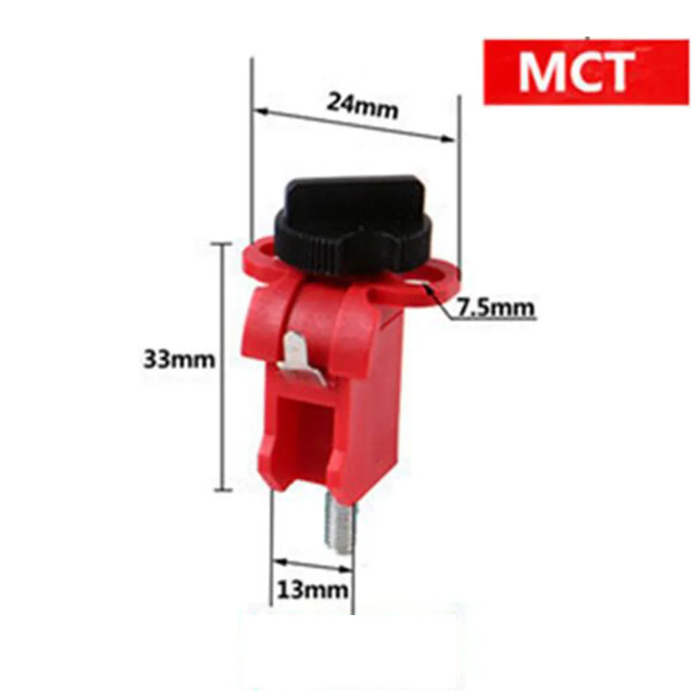 MCB Lock Circuit Breaker Push Pin Lock Off Handle Lockout Device Replacement Industrial Electrical Safety Equipment Accessories