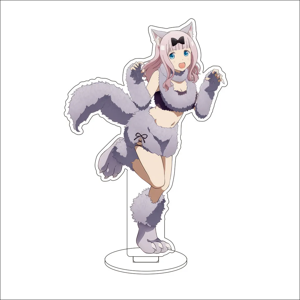 16 سنتيمتر أنيمي Kaguya-sama: الحب هو الحرب كوس الحلي فوجيوارا تشيكا شيروجان ميوكي شينوميا كاغويا الشكل حامل هدايا الهالوين