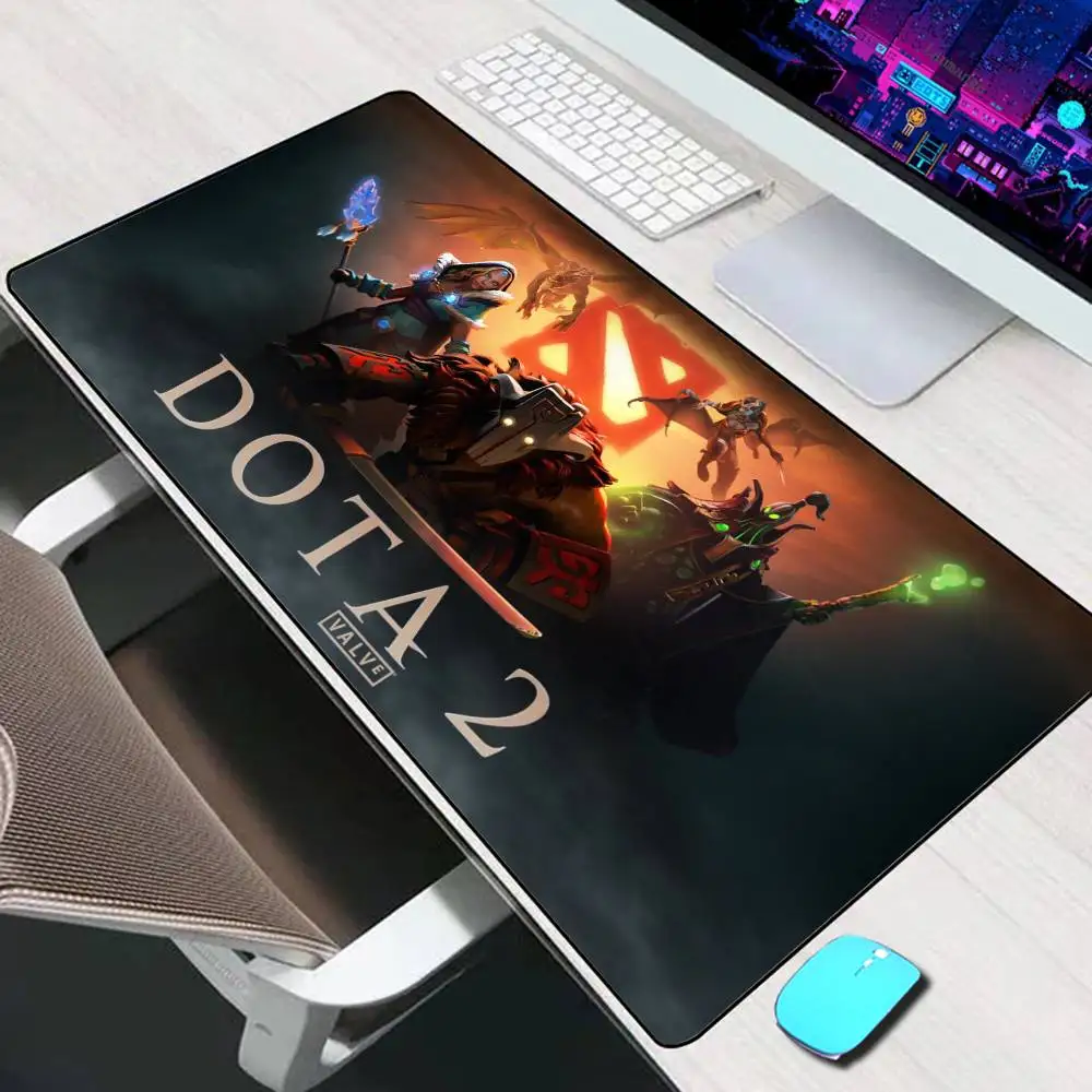 Dota 2 Large Mouse Pad Gaming Accessories Mouse Mat Keyboard Mat PC Gamer Desk Pad Silicone Computer Mousepad Laptop Mausepad