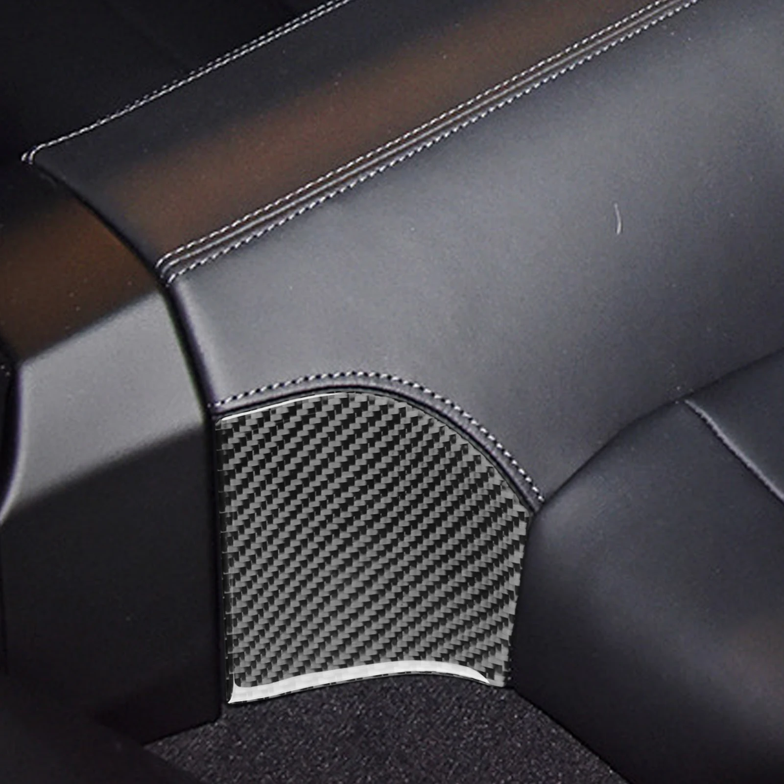 

YYG For Porsche 911 992 2019—2023 Carbon Fiber Rear Seat Decorative Panel Car Interior Accessories Cover Trim ModifiedSticker