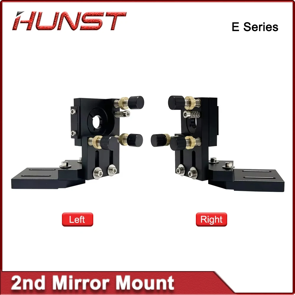 Hunst E Series CO2 Black Second Laser Holder Mirror Mount 25mm Diameter Lens Integrated Holder for Laser Cutting Machines