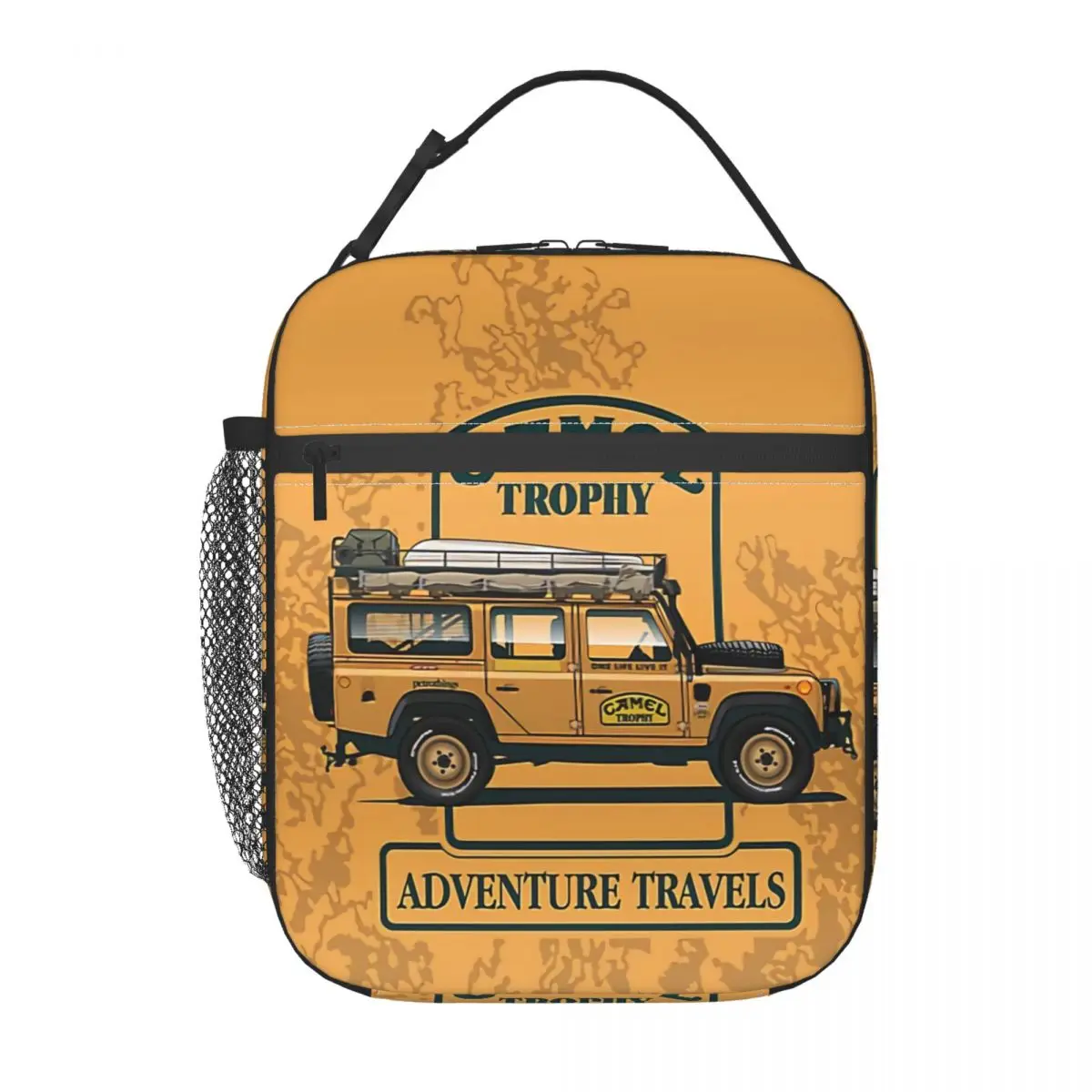 Camel Trophy Insulated Lunch Bags for Outdoor Picnic Waterproof Thermal Cooler Lunch Box Women Kids