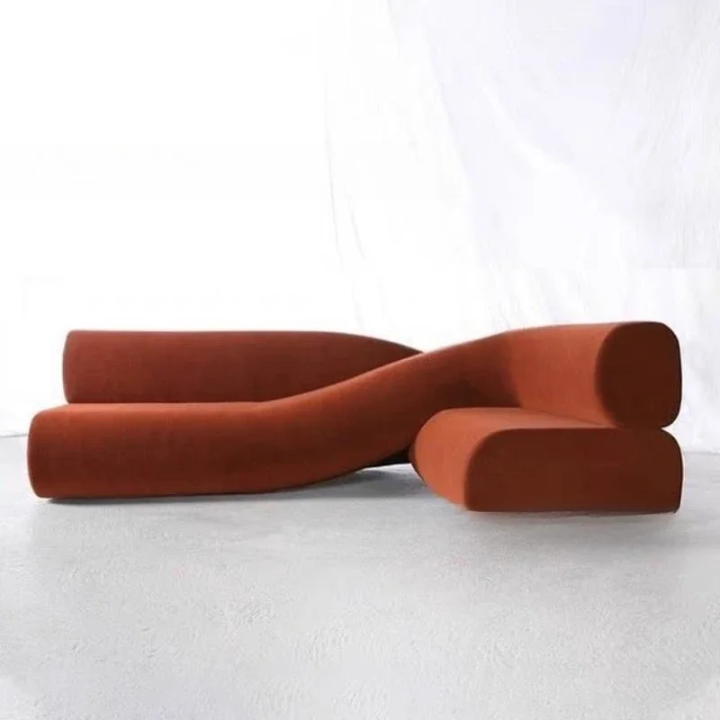 

Office leisure corner against the wall corner strip, clothing store sofa