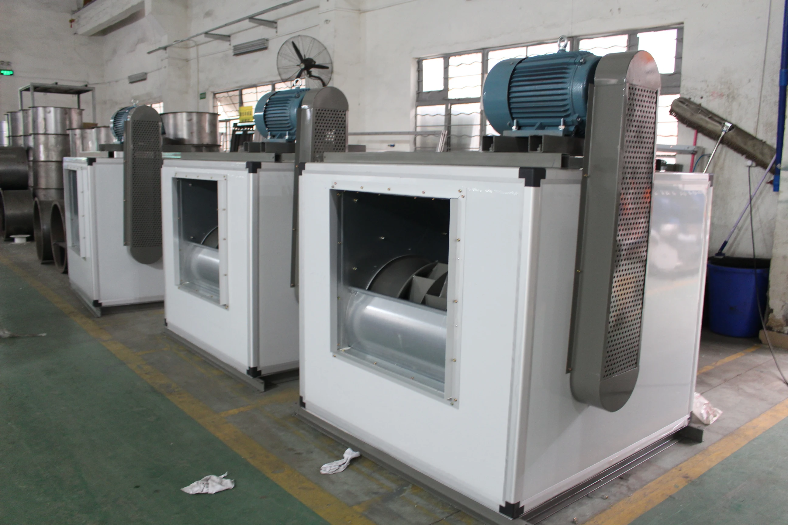 Industrial Cabinet Centrifugal Fan Cast Iron Low Noise Free Standing For Powder Coating Booths Paint Baking Ovens OEM 220V 380V