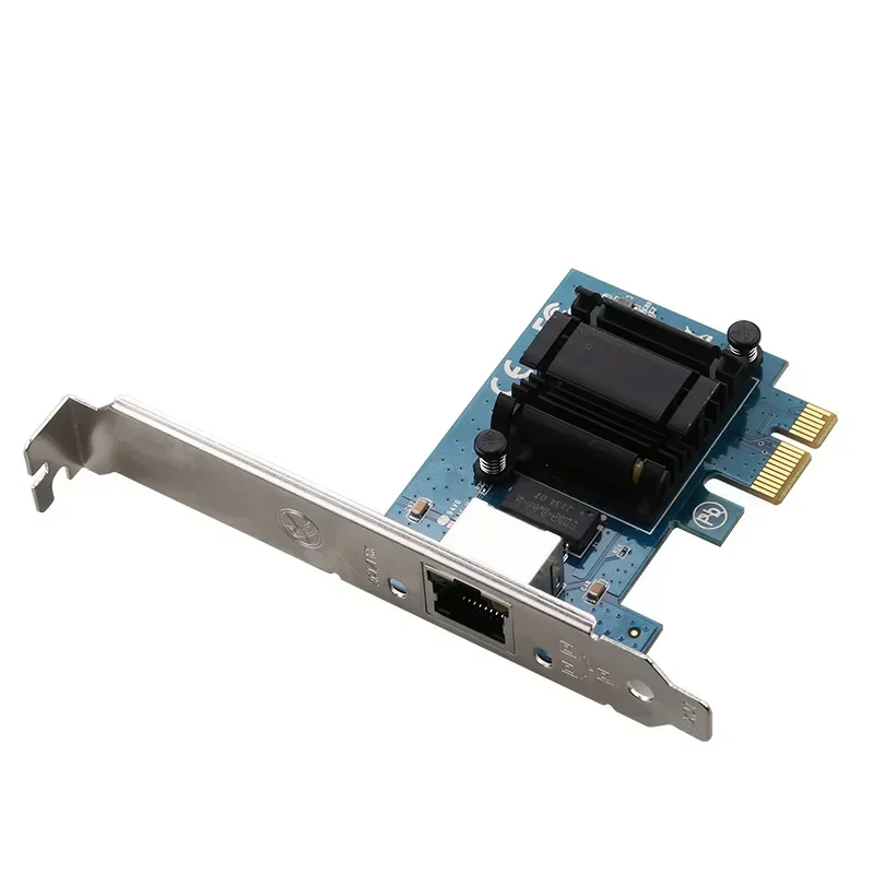 2.5G PCI-E To RJ45 Network Card RTL8125B Chip Gigabit Ethernet PCI Express Network Card 10/100/2500Mbps 1Gbps/2.5Gbps For PC