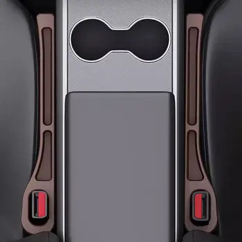 適用於特斯拉 Model 3 YSX 2017-2025 年款的汽車座椅縫隙防漏條槽座椅縫隙收納 10 最佳銷售 2020款特斯拉Model 3配件 - №7