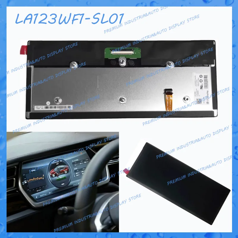 

LA123WF1-SL01 LA123WF SL01 LA123WF1(SL)(01) 12.3 Inch LCD Display Screen For 2012-21 Tes la Model S X S2 Car Instrument LCD