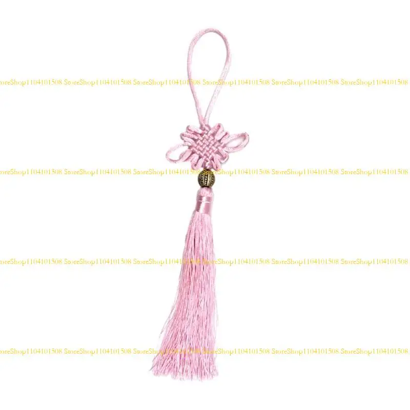 15yc Handwoven Knap Trung Quốc Tassels Mặt dây chuyền Handmade Lucky Charm Hanging Trang trí