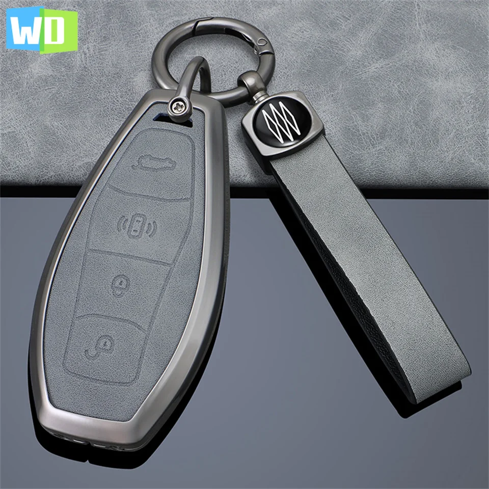 

High-end 4 Buttons Protection Shell Car Remote Key Case Cover For FAW Hongqi H5 2021 2022 2023 Hongqi H5 Accessories