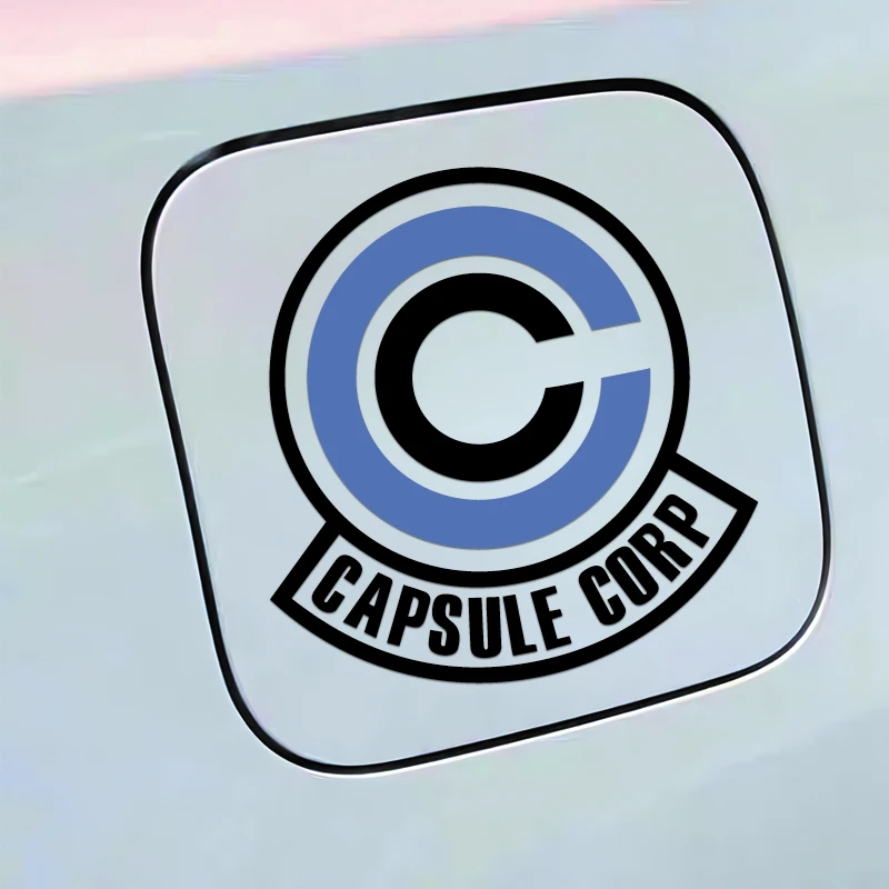Capsule Corp Bulma Logo Anime Car Decals High Quality Waterproof Stickers For Truck Auto Unique Exterior Decor