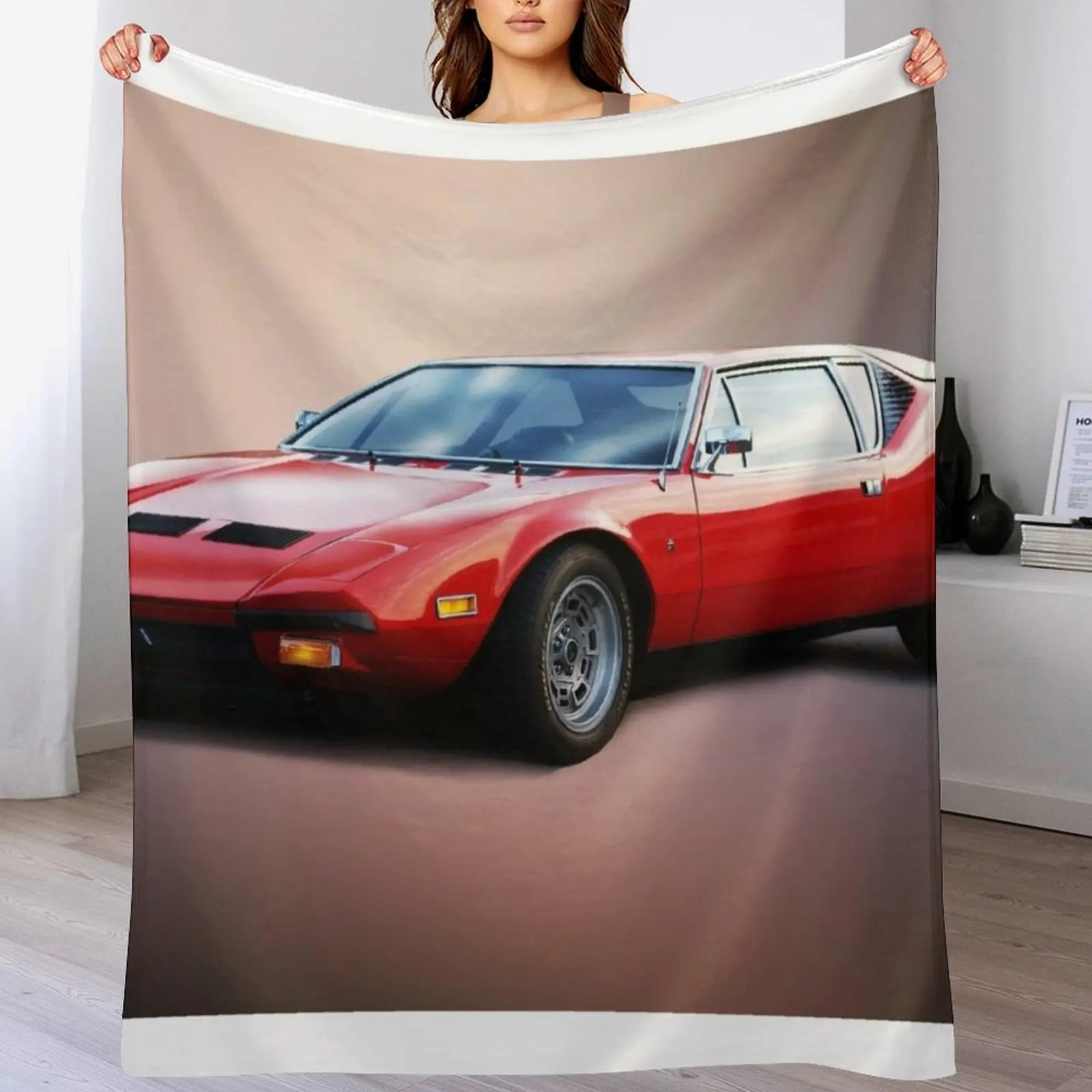 deTomaso Pantera Throw Blanket