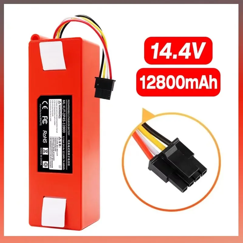 

14.4V 12800mAh Robot Vacuum Cleaner BRR-2P 4S-5200S Battery for Xiaomi Roborock Sweeping Robot S55 S60 S65 S50 S51 S5 MAX S6